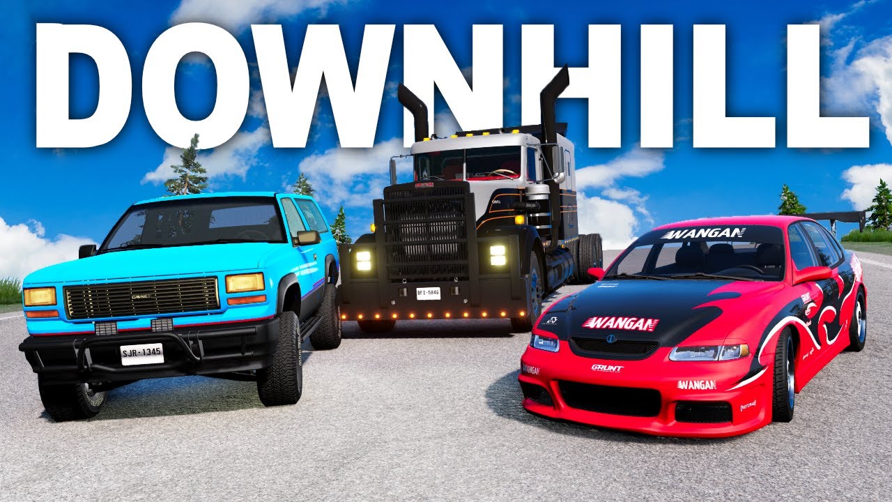 DOWNHILL MADNESS! - BeamNG