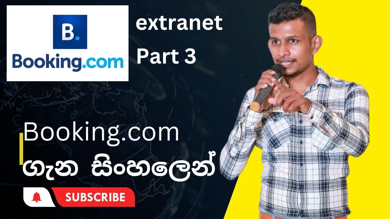 Booking.com Extranet in sinhala part 3 | Hotel management in sinhala |hospitality management sinhala