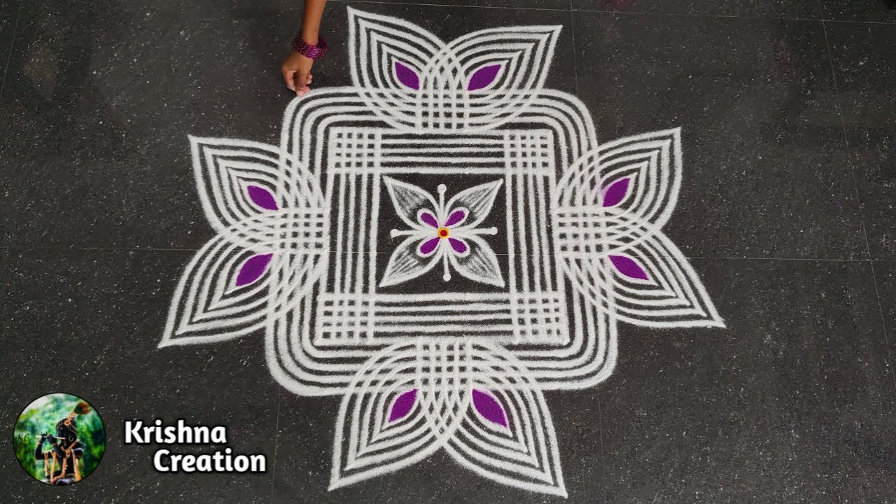 Pongal 2026 Special Easy Padi Kolam Design | 6*6 Sankranthi Chukkala Muggulu | Beautiful Rangoli