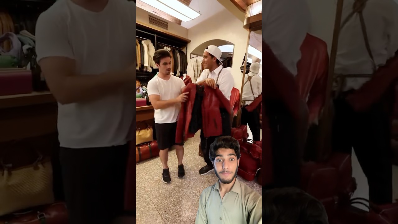 The Leather Shop 😱#shorts #shortsfeed #comedyvideos #funny