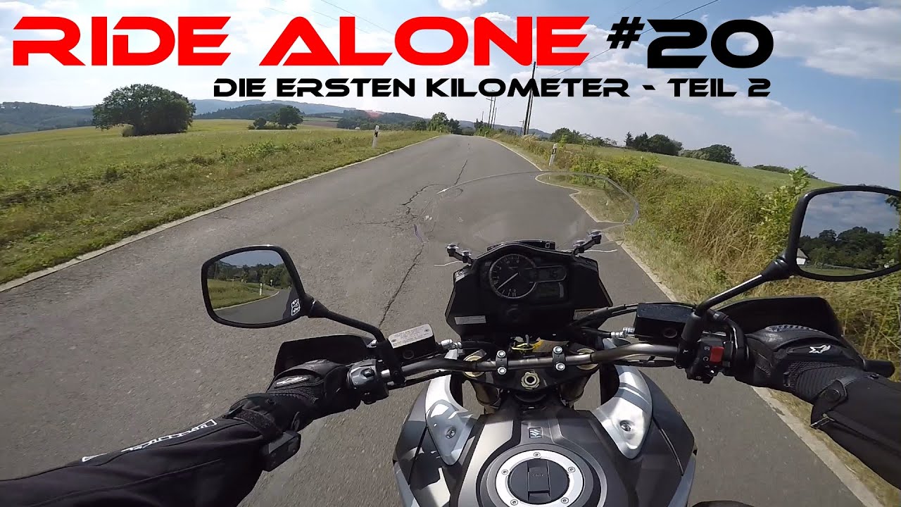 Suzuki V-Strom | Die ersten Kilometer Teil 2 | Ride Alone Vlog #20