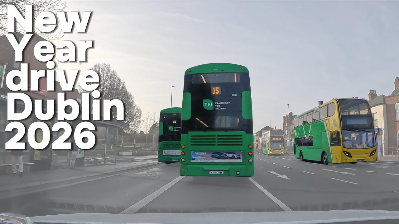 Morning Drive from Dublin Northside to Dalkey | Relaxing Coastal POV in 4K 🇮🇪