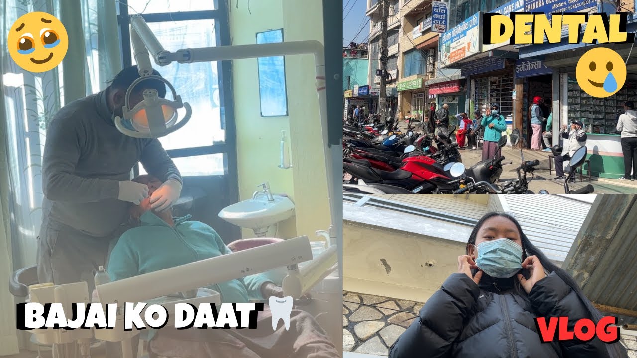 BAJAIKO DAAT K VAXA TA 🥲|| GIJA KATNA PARYO 😭 || 