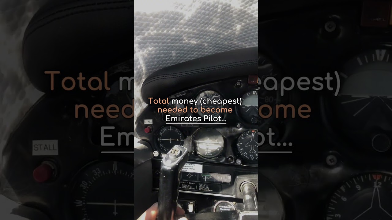 Total money (Cheapest) needed to become an emirates pilot