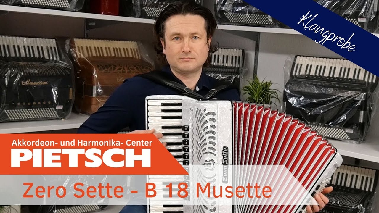 Akkordeon - Zero Sette B 18 / Musette - Klangprobe