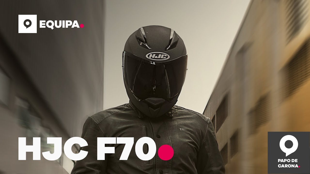 HJC F70: LEVEZA E CONFORTO DA FIBRA DE VIDRO OU CARBONO