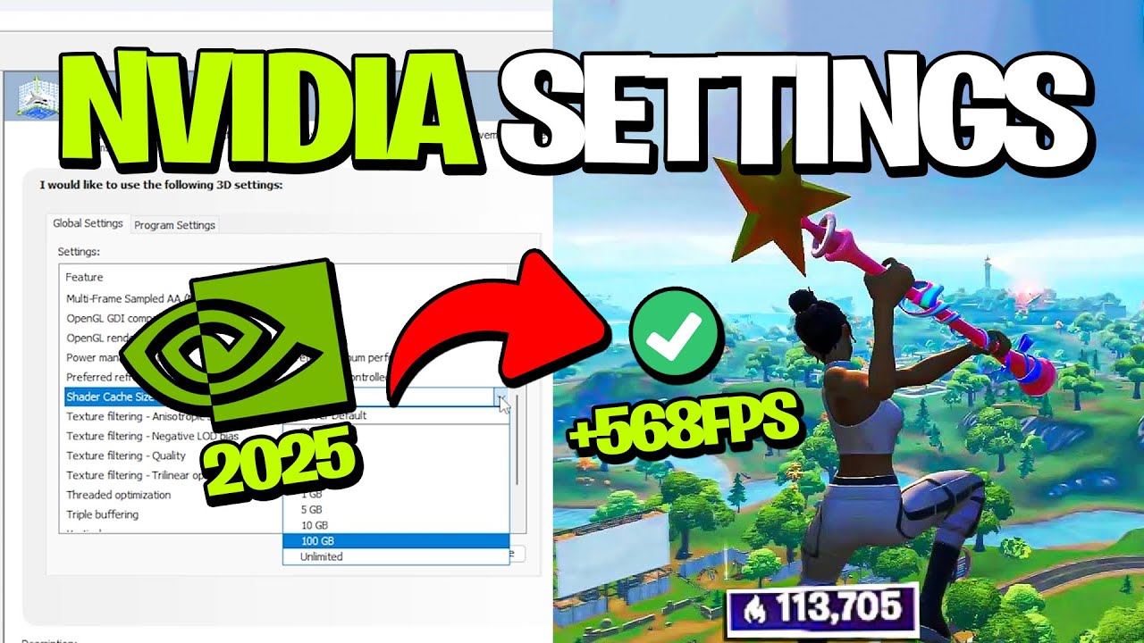 Best NVIDIA Settings for Fortnite Chapter 6 Season 4! | Boost FPS & Fix Stutters