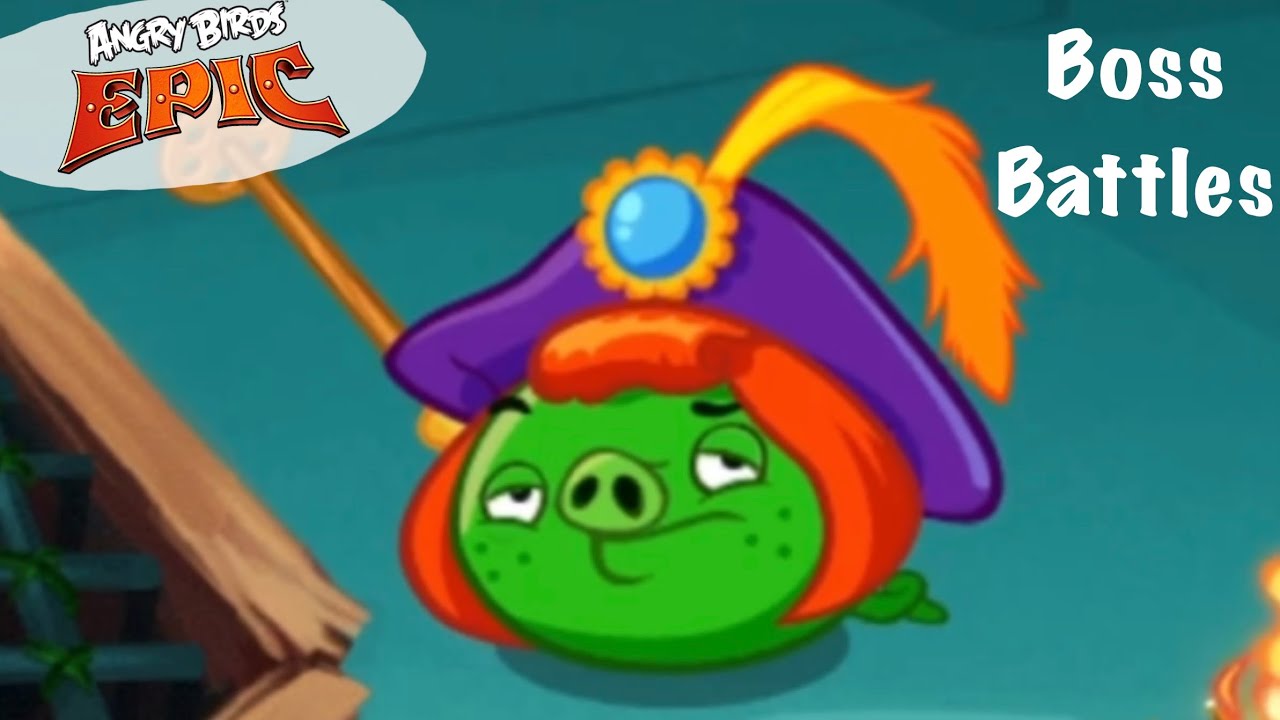 Angry Birds Epic Boss Battles — Cobalt Pig Castle: Prince Porky
