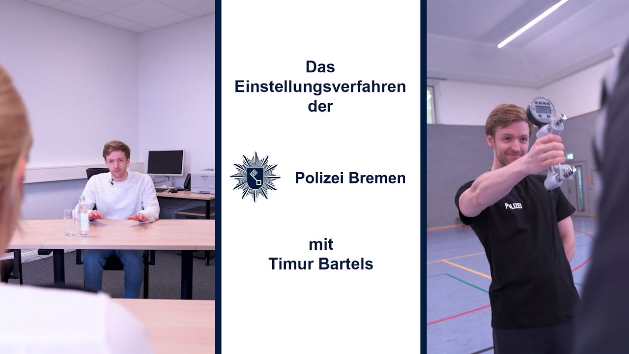Knapp daneben oder easy - schafft Timur Bartels den Einstellungstest der Polizei Bremen?