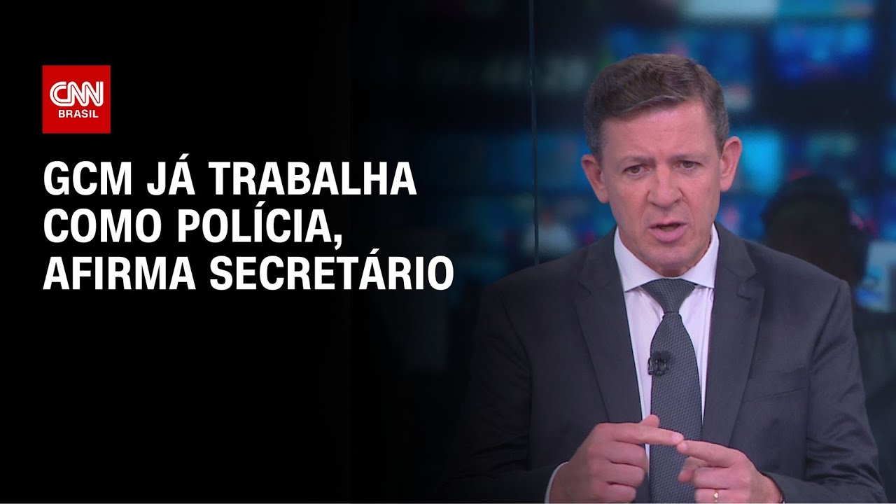Não há concorrência entre Polícia e GCM, diz secretário municipal de São Paulo | LIVE CNN