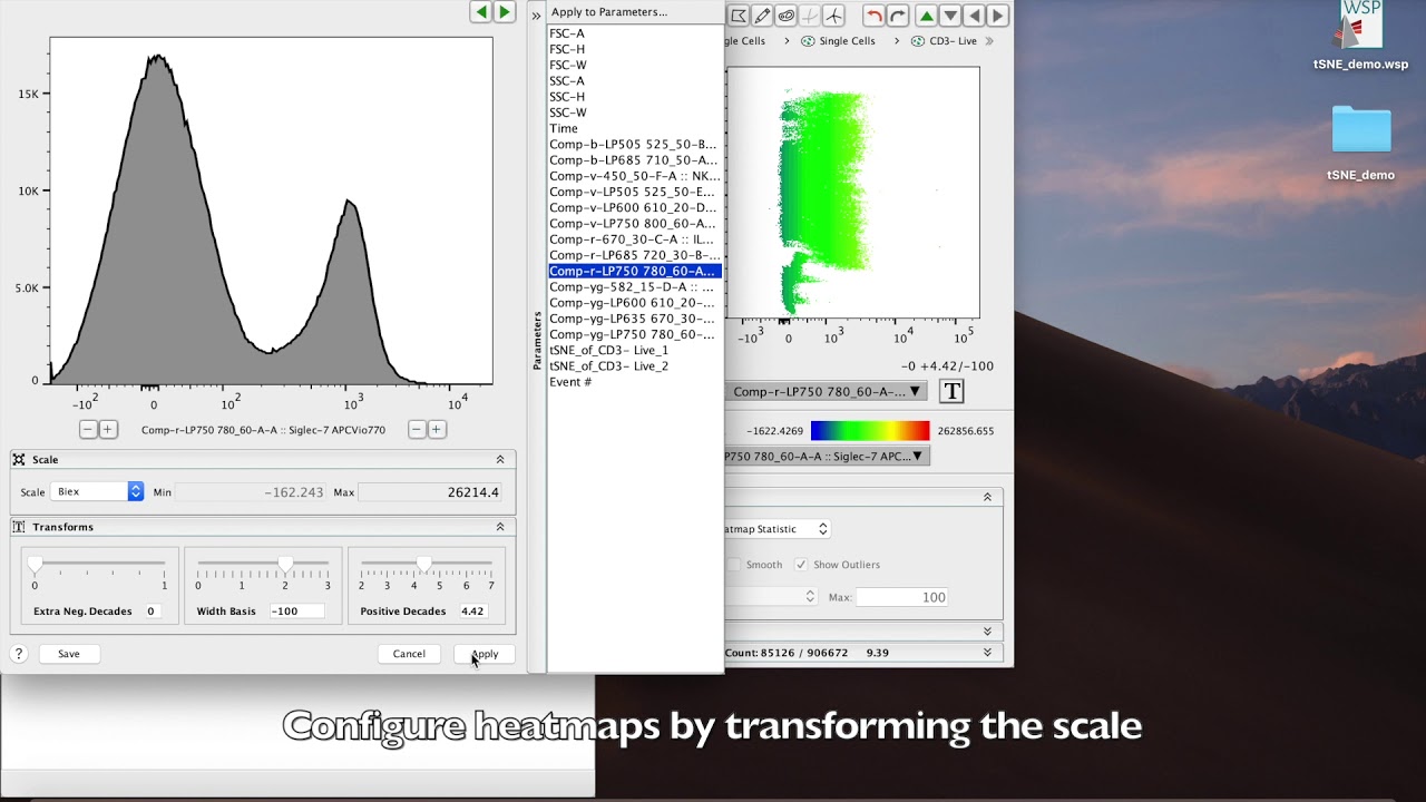 Tutorial: Make fancy tSNE plots in FlowJo with flow cytometry data