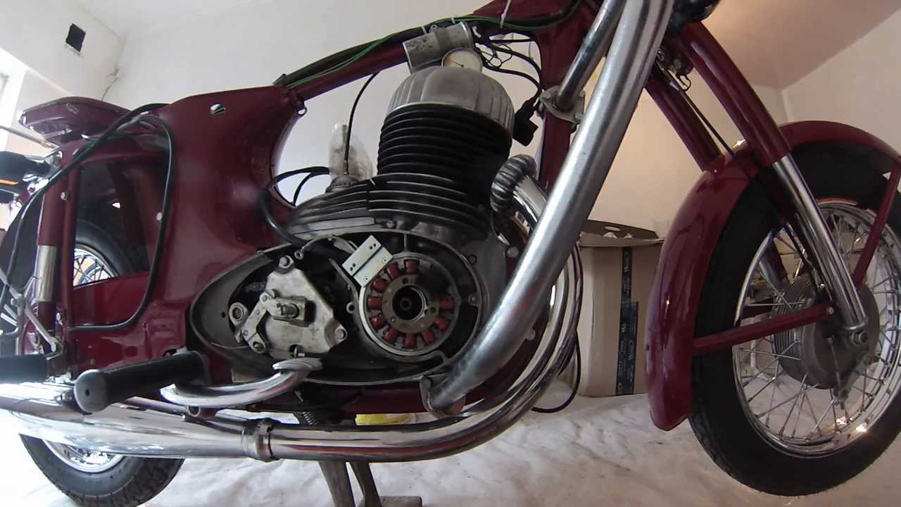 Монтаж электронного зажигания 12V VAPE Jawa 350/360