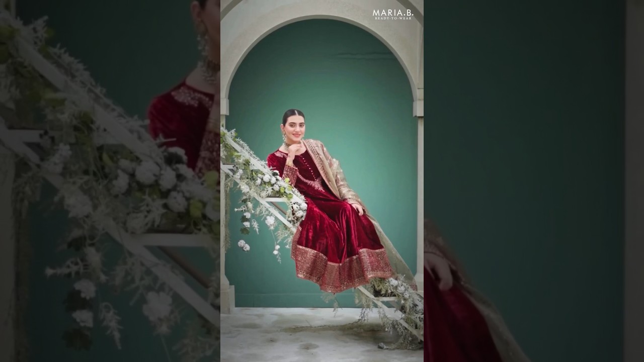 Luxury Velvet Formal Styled for Barat Look