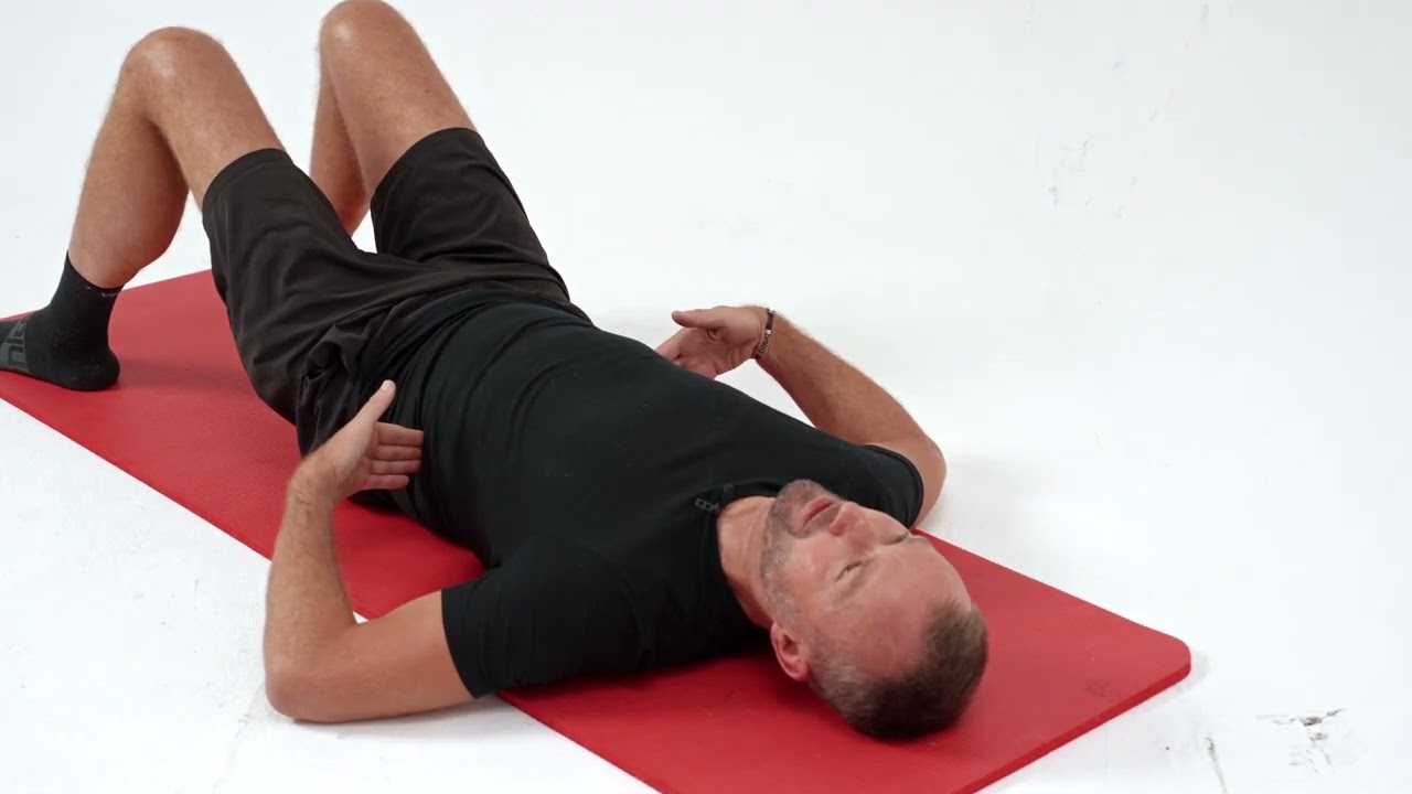 Nácvik bráničního dýchání v lehu i v postoji (Cvik 12.1) - Sport je bolest