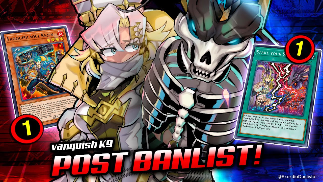 DOUBLE LIMITED❗ VANQUISH SOUL K9 DECK post September 2025 Banlist (Dice Smasher BANNED🚫) | MDPRO3