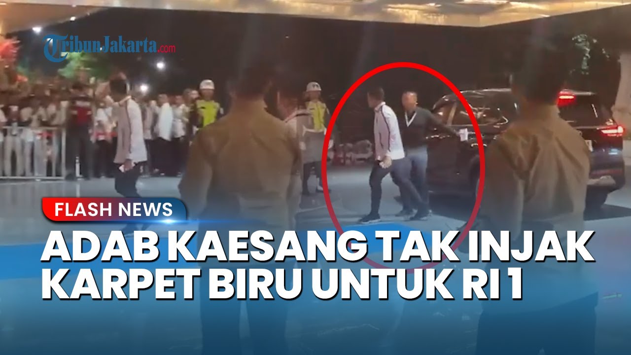 ADAB Kaesang Pangarep di Lokasi Kongres PSI, Tak Injak Karpet Biru untuk Presiden Prabowo