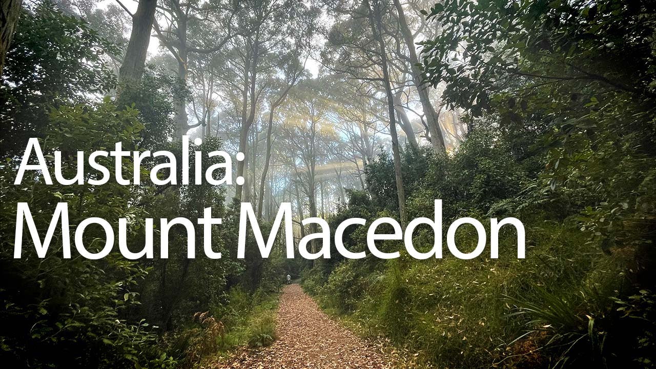 Macedon: Trail run in Australia