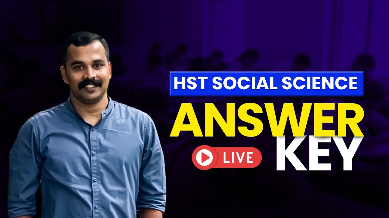 HST SOCIAL SCIENCE ANSWER KEY | #prepscale