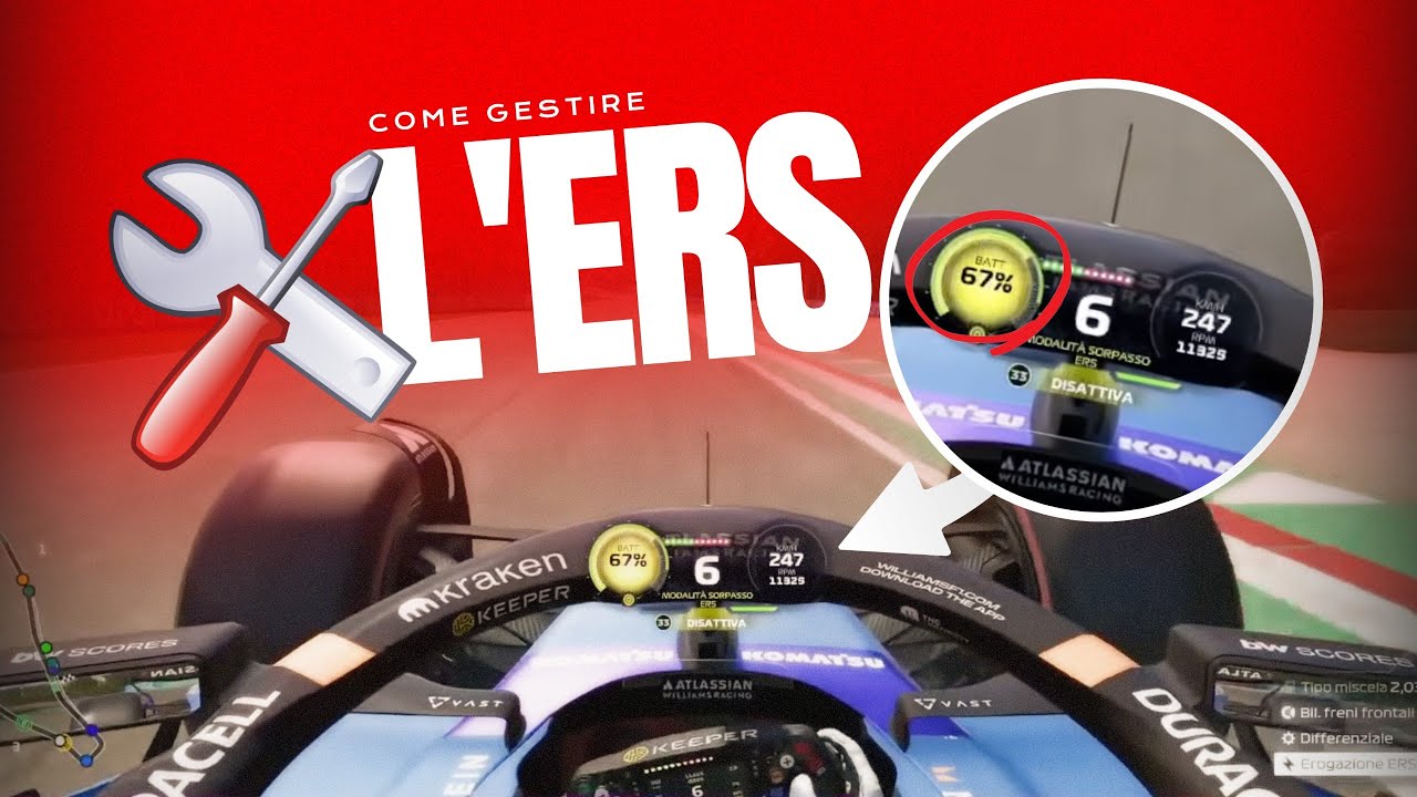 HOW TO MANAGE ERS on F1 25?
