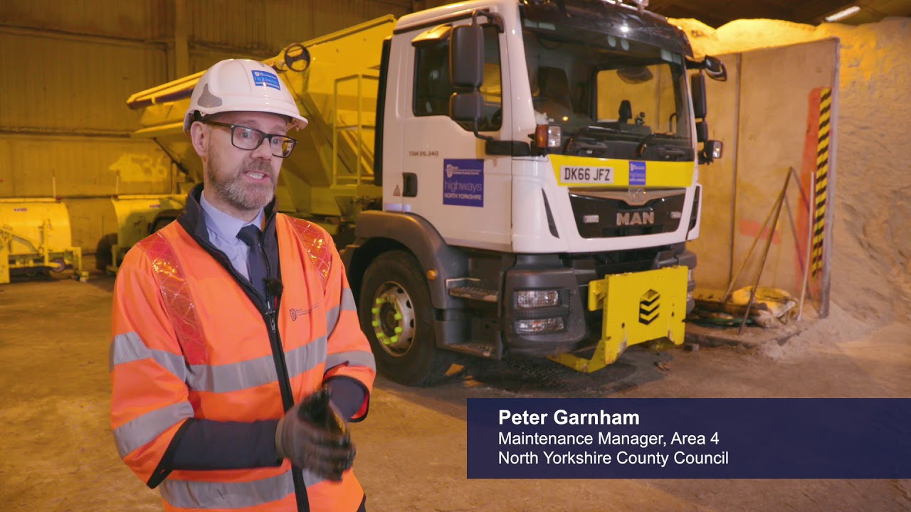Getting ready for winter - winter gritting in North Yorkshire