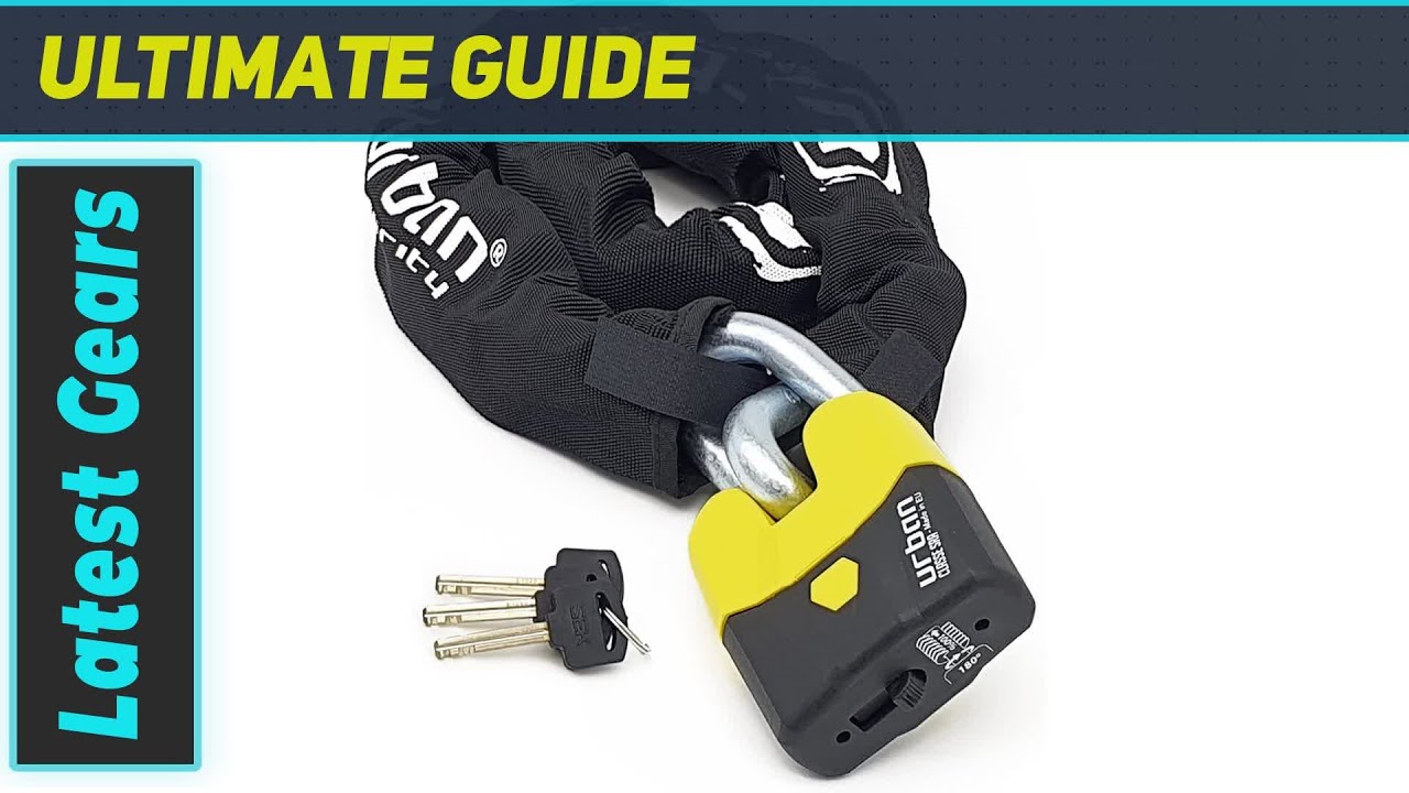 Urban Security U8K120 Motorcycle Chain Lock: The Ultimate Anti-Theft Solution for Your