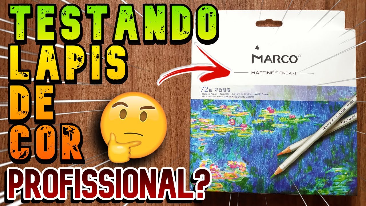 UNBOXING E PRIMEIRAS IMPRESSÕES LÁPIS DE COR MARCO RAFFINÉ 72 CORES