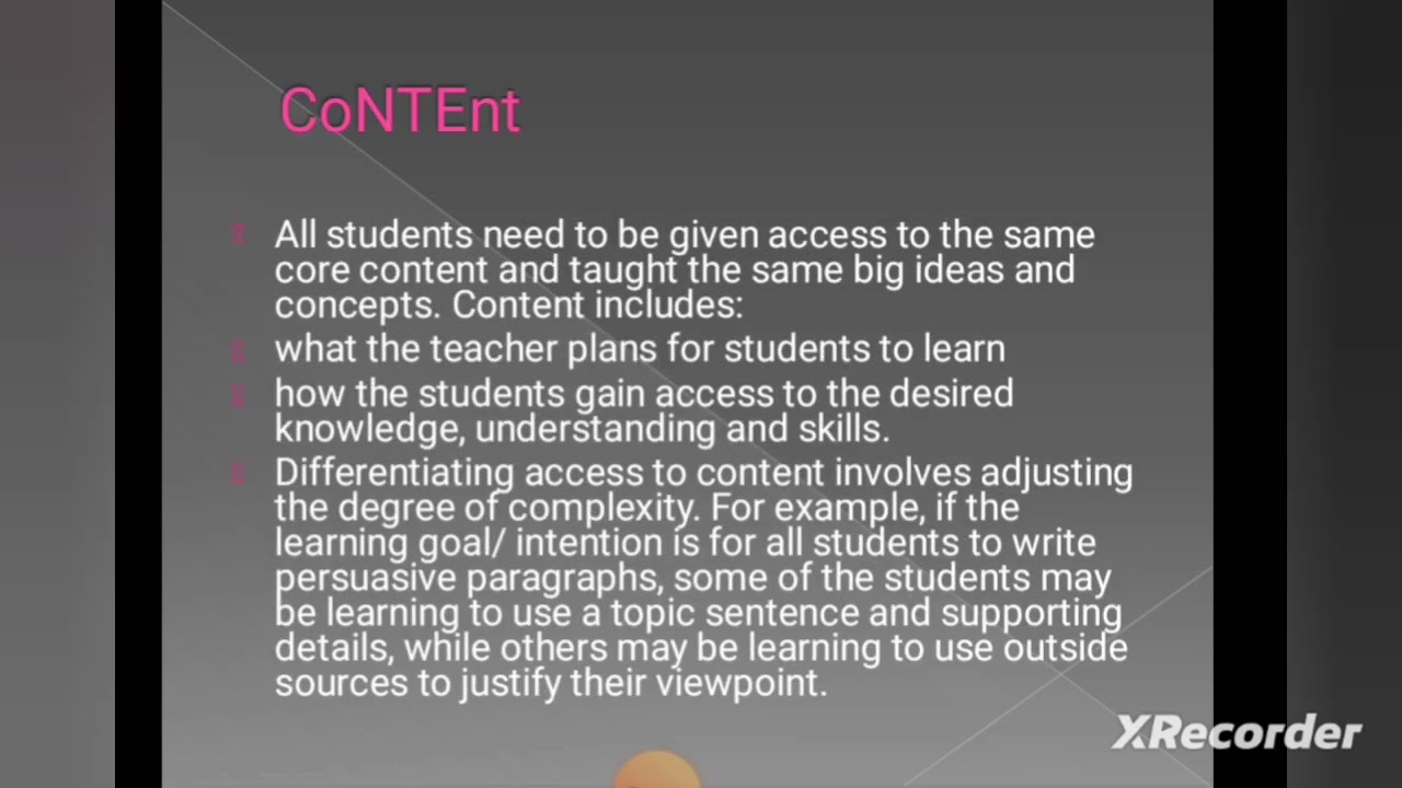 47 )process of differentiation instructions b.ed ugc net education #bedclass #bedclassesontee