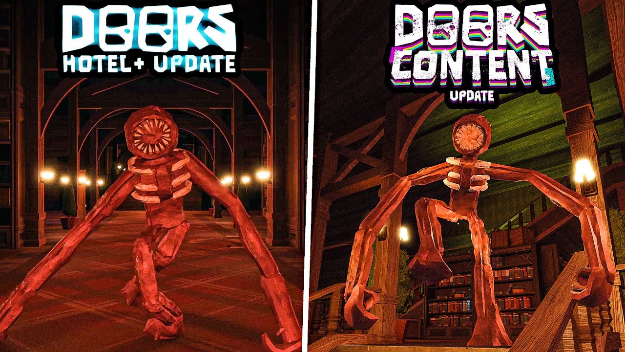 OLD vs NEW FIGURE LIBRARY! | (HOTEL+; CONTENT UPDATE)  - DOORS Content Update [Comparison] Showcase