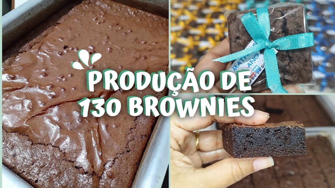 COMO FAZER BROWNIE PARA ENCOMENDA / Como rechear e embrulhar Brownie fácil/ Brownie fácil e rápido