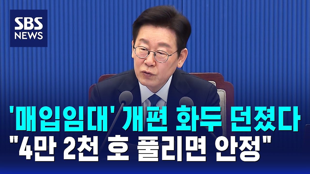 '매입임대' 개편 화두 던졌다…