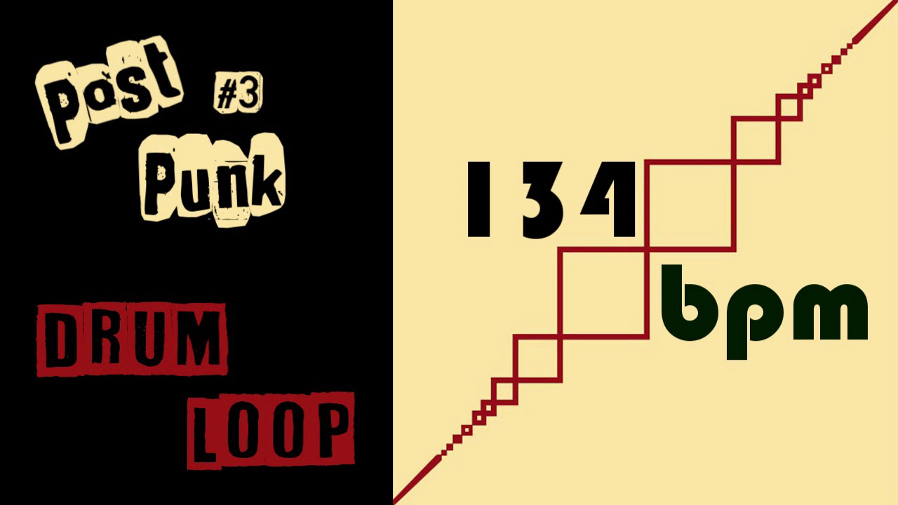 Post Punk Drum Loop #3 - 134 bpm