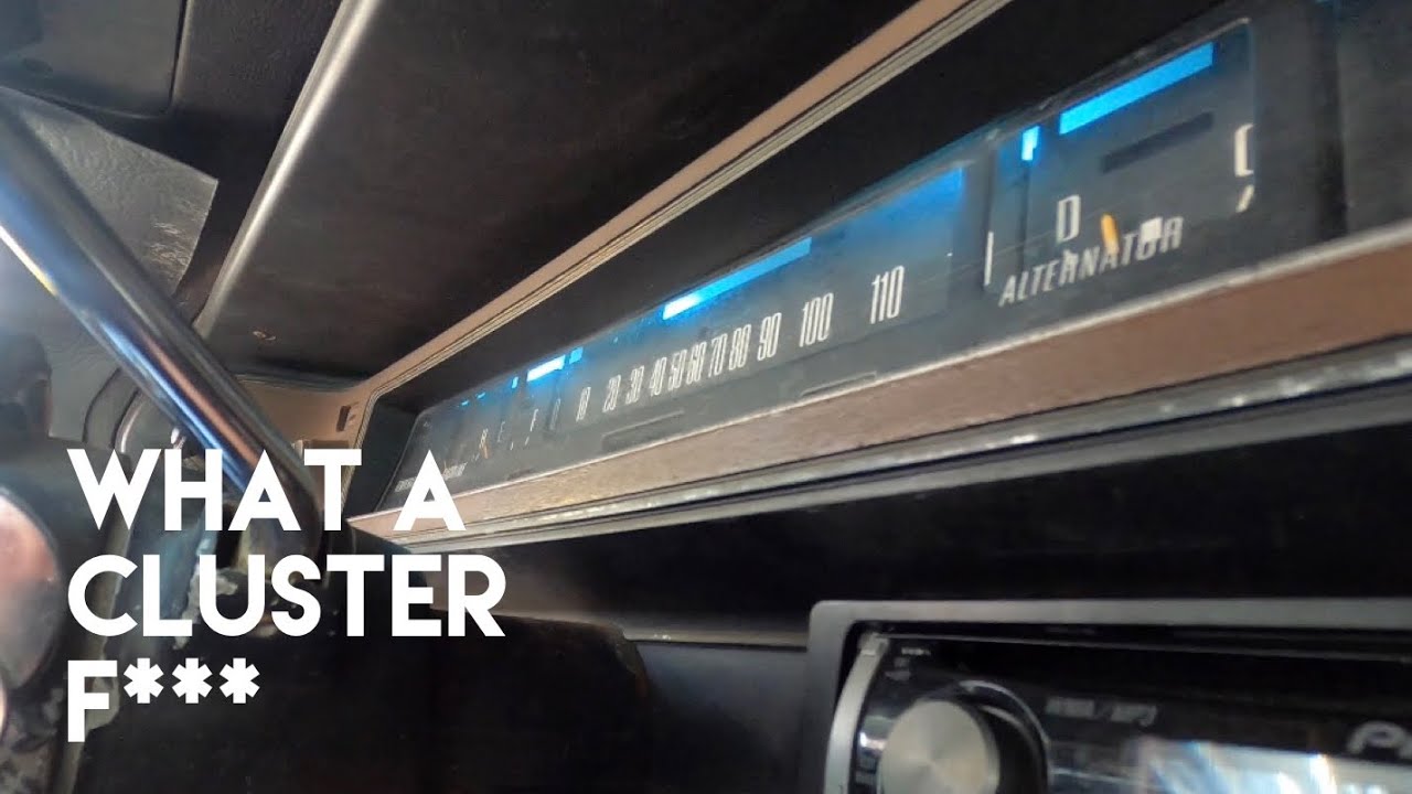 1972 Plymouth Satellite LED Conversion Dash / Instrument Cluster // NOTaROADRUNNER