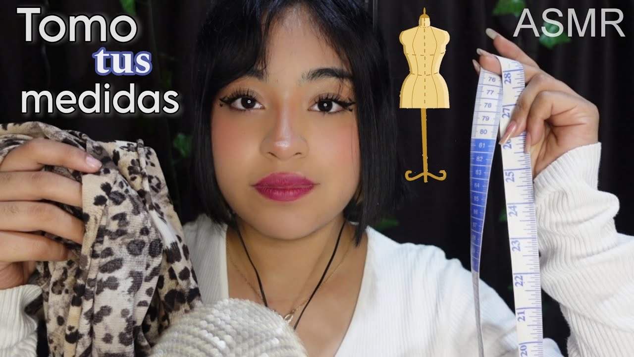 ASMR modista toma tus medidas 📏👕 ropa a tu medida roleplay 🪡
