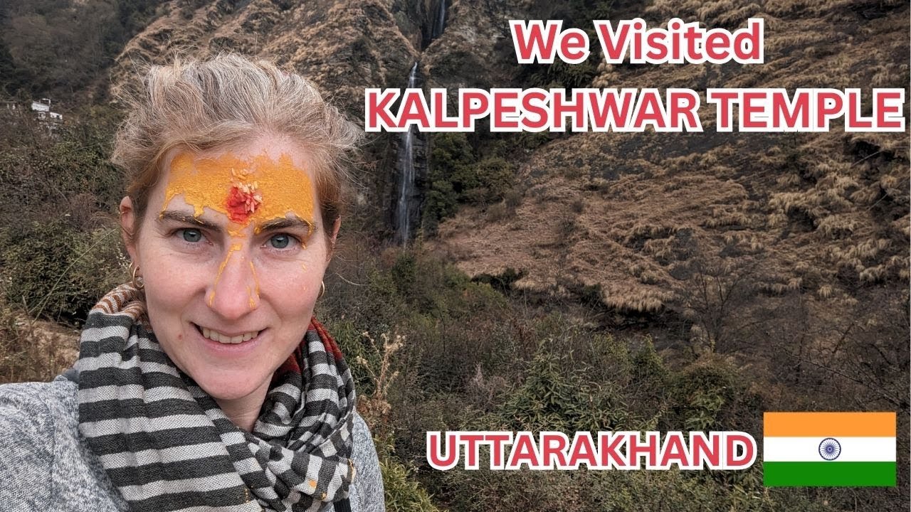 Visiting Kalpeshwar Temple, Part of Panch Kedar Yatra | Belgian In India 🇮🇳 🇧🇪