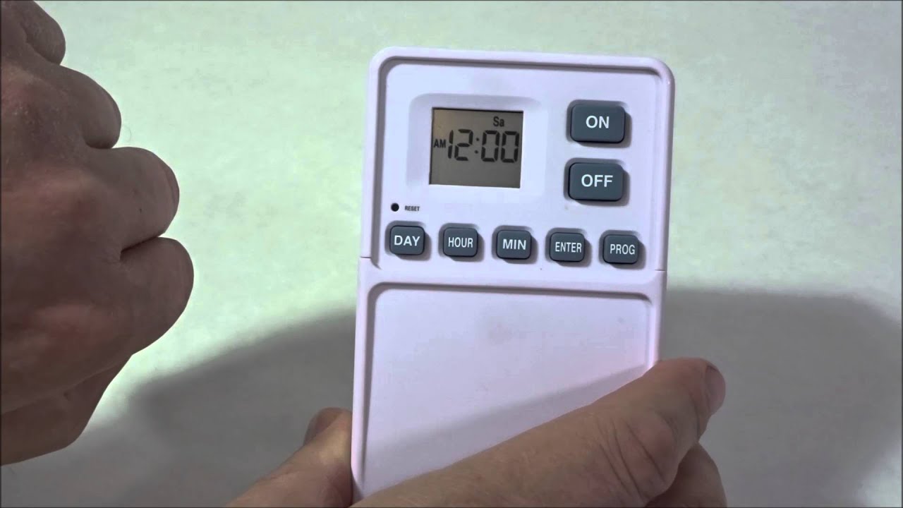 Utilitech wall switch timer how to set current day and time instructions