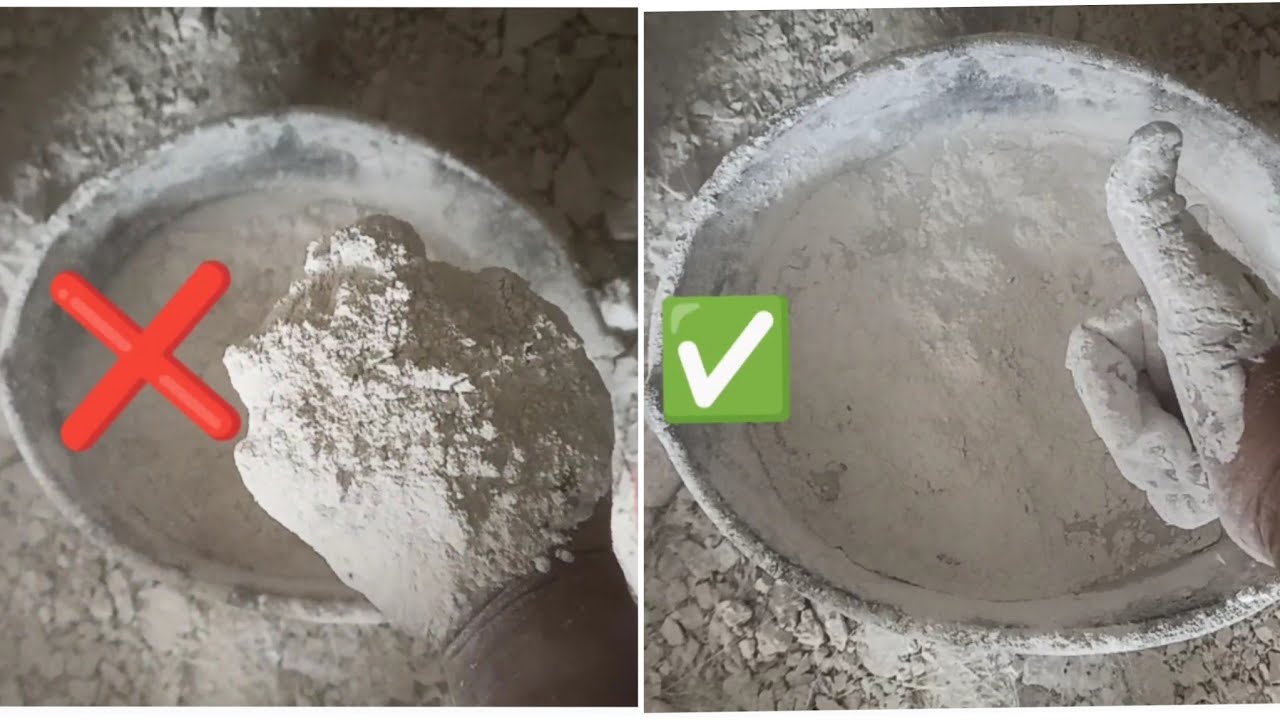 تعلم جبس1: عجنة أو تخليطة جبص كيف تصب الجبس في الماء Learn to gypsum dough