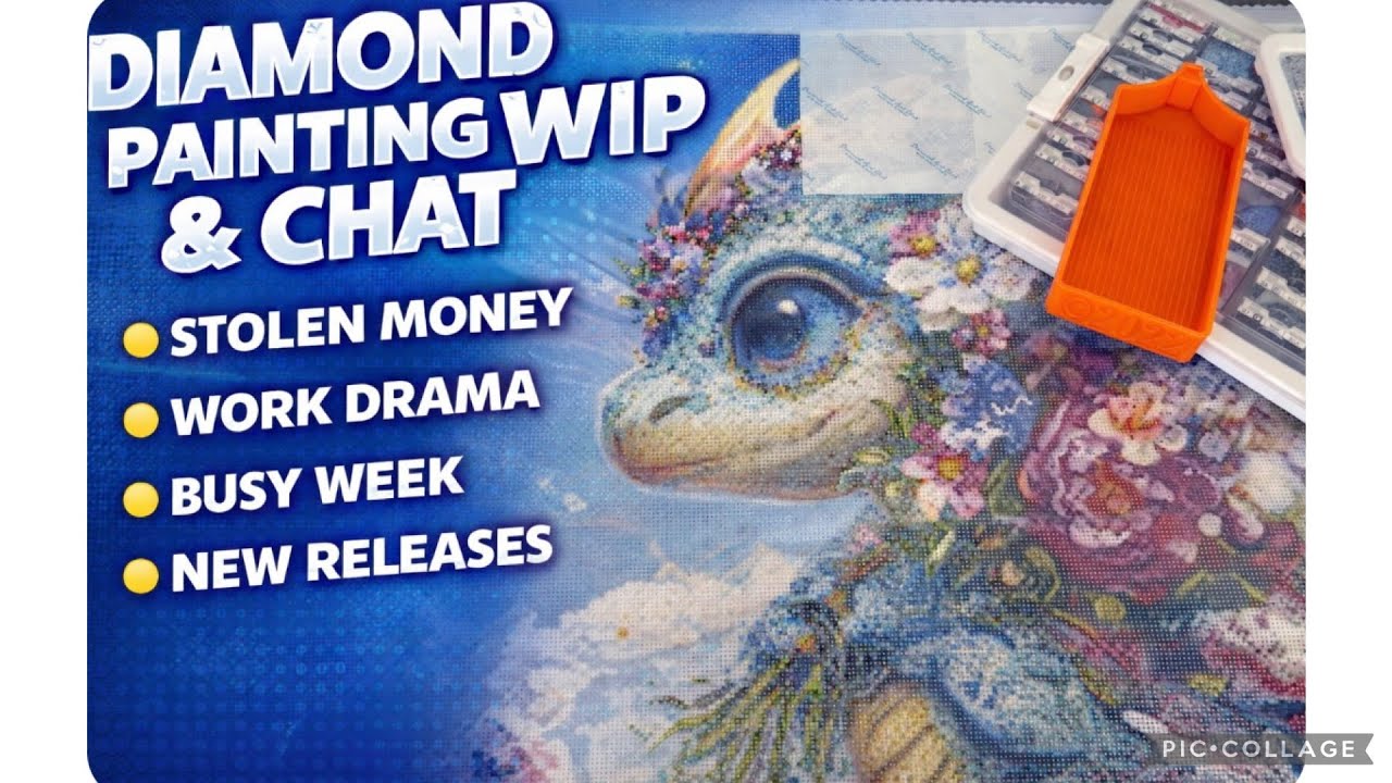 Diamond Painting WIP & Chat | Real Life Talk & Crafting