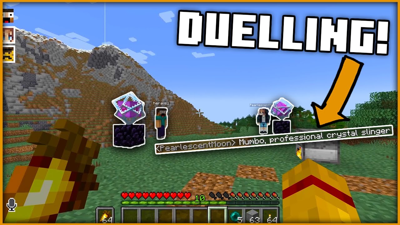 MUMBO Duelling People With END Crystals...