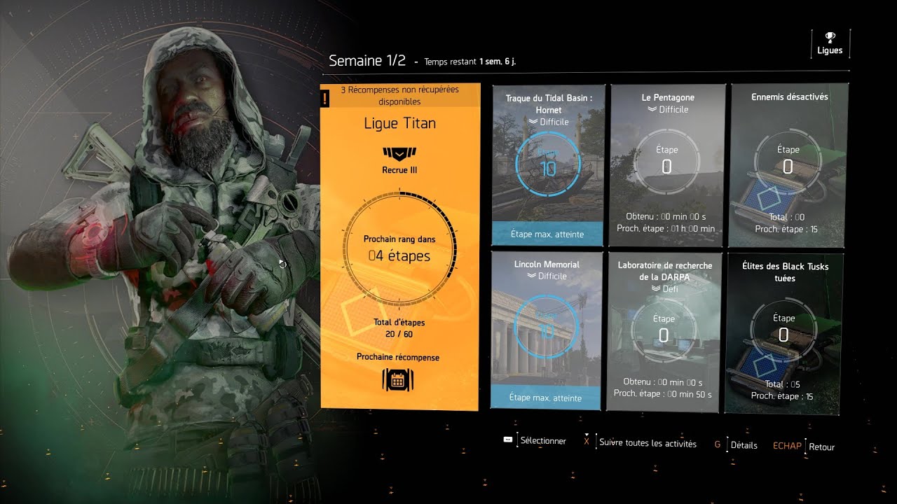 The Division 2: Traque du Tidal Basin Hornet Solo Difficile en moins de 18 min speedrun