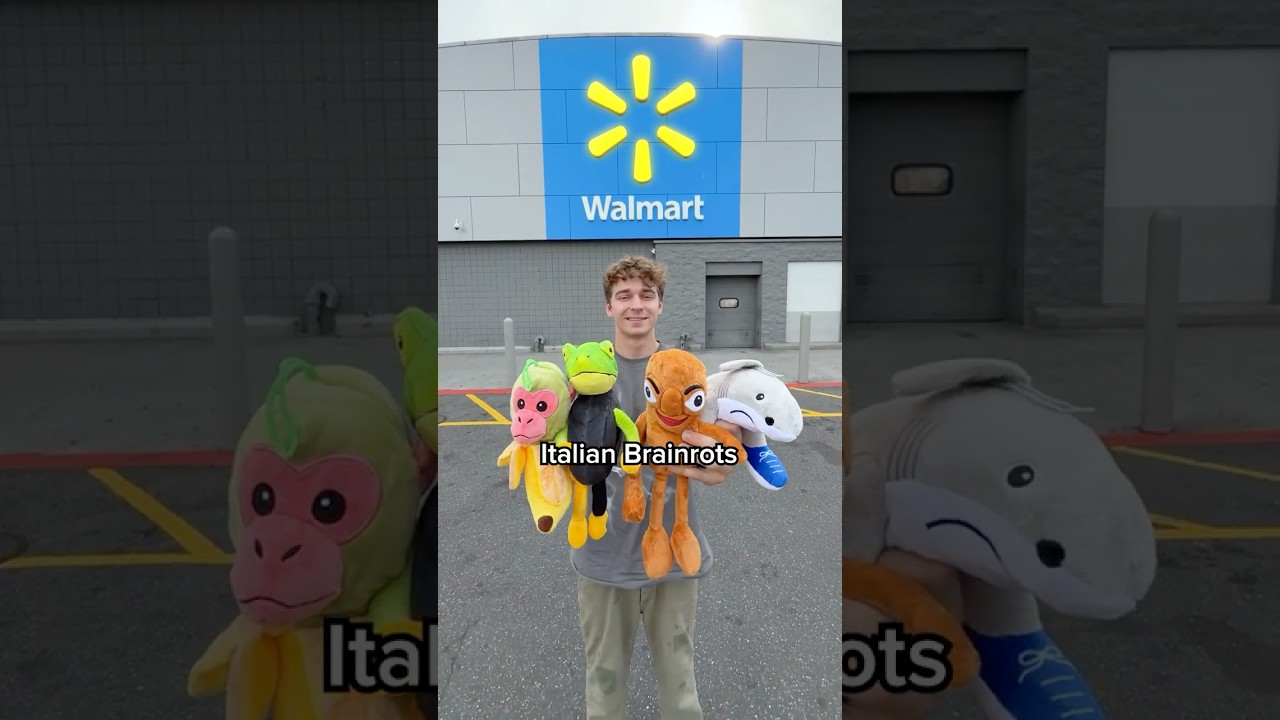 I Hid 4 Italian Brainrots at Walmart