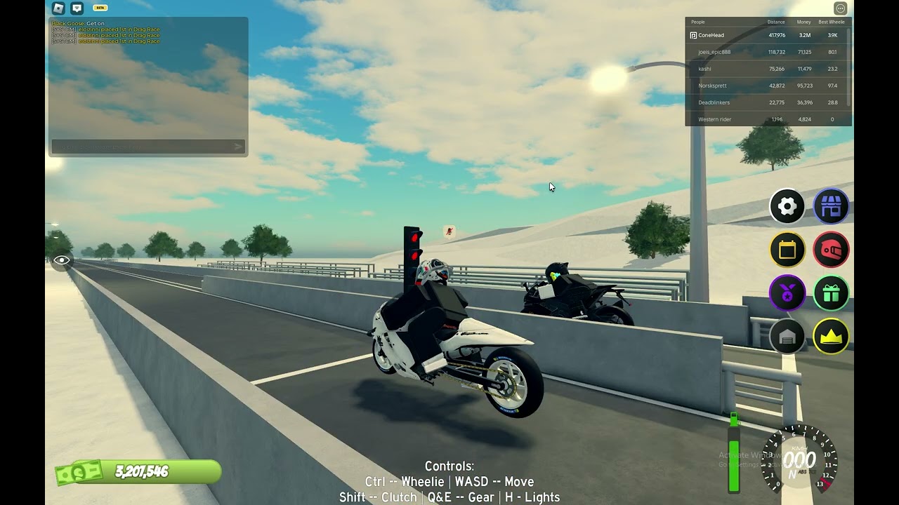 ROBLOX MOTORUSH NEW DRAG HAYABUSA