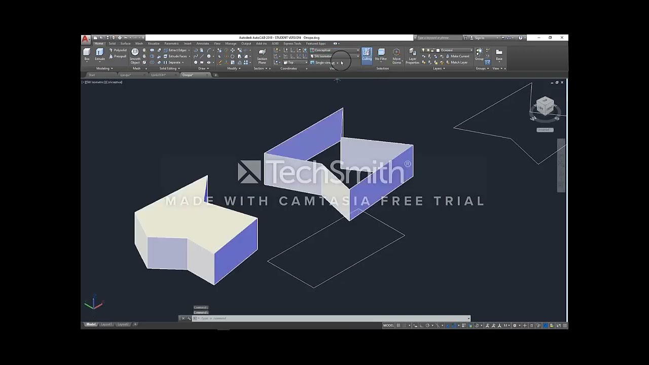 3D Виштовх: Частина 1 - Основи AutoCAD для Майстрів Черчення ➤Частина 1