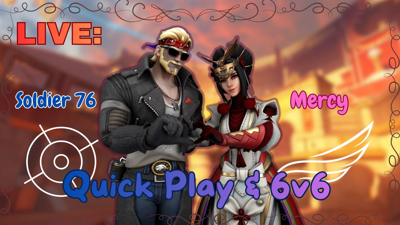 [PS5] Overwatch - Quick Play | Storm & MainMercyYT💖✨ - Mercy Gameplay S1