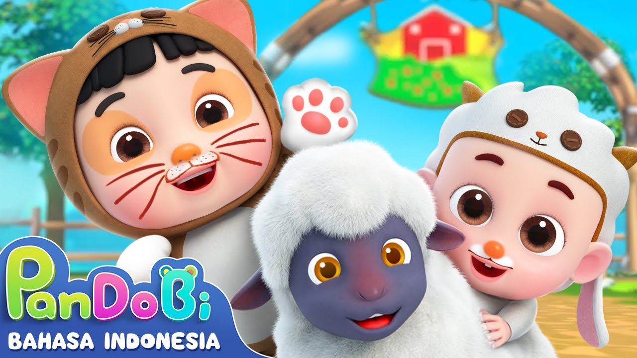 Hewan Ternak Mengadakan Pesta 🐏| Lagu Binatang Anak | Domba Kecil | Super Pandobi Bahasa Indonesia