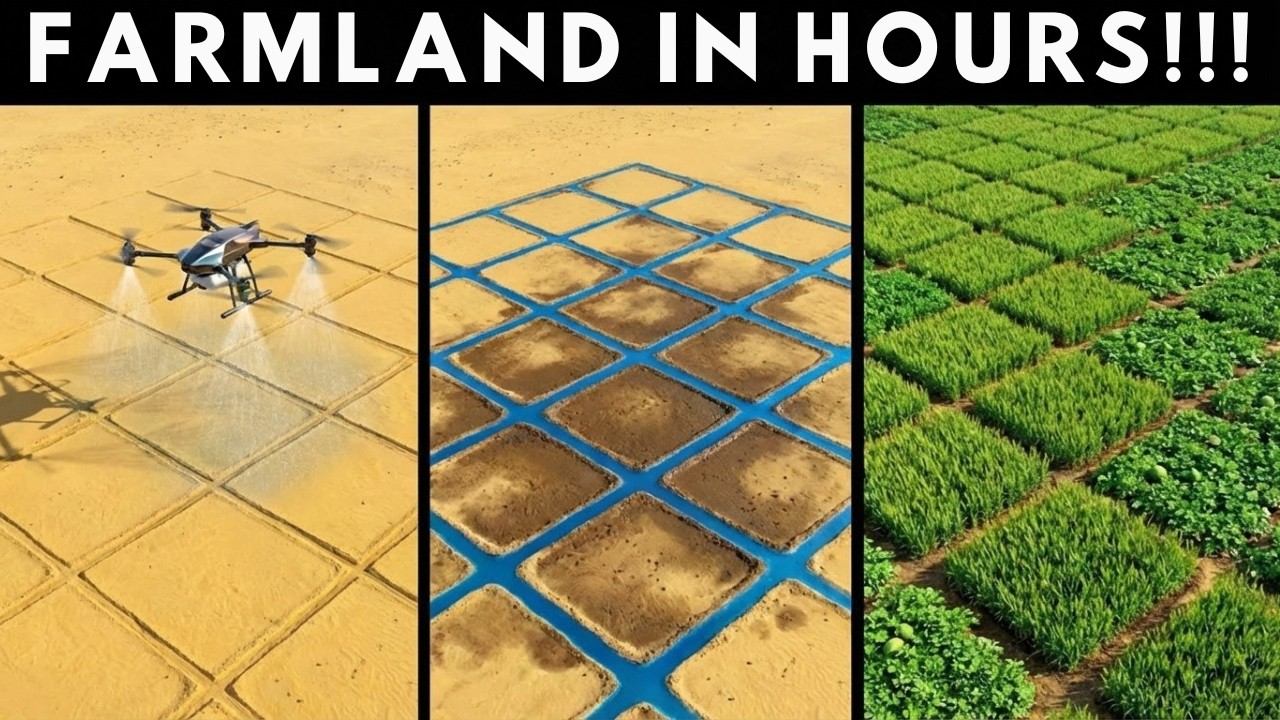 How Scientists Turned Desert Into Farmland With One Simple Trick — Nobody Expected This