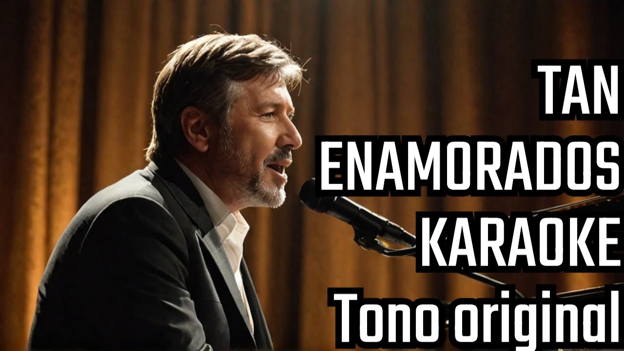 Ricardo Montaner - Tan enamorados (karaoke con piano) grabada 2025 new