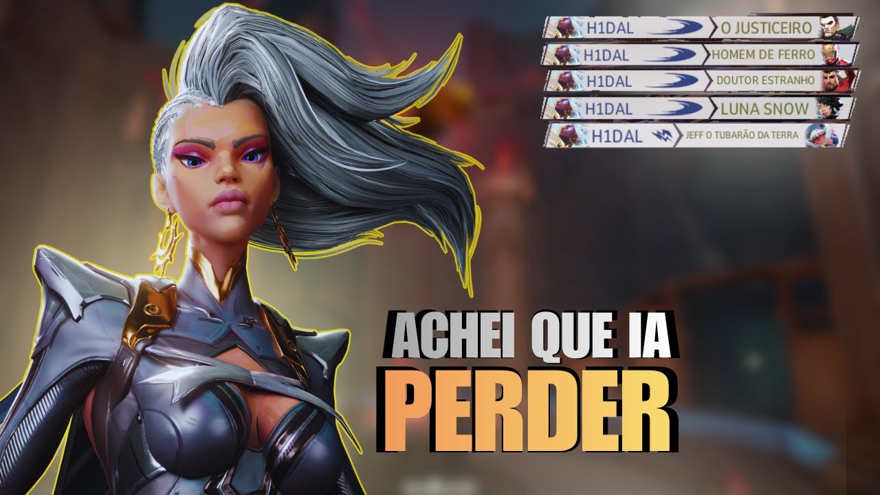 ACHEI que ia PERDER… ATÉ a STORM encaixar - Marvel Rivals - Rumo ao Celestial