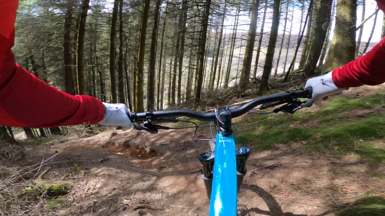 4K Grizedale Pike MTB off-piste hike-a-bike lakes riding