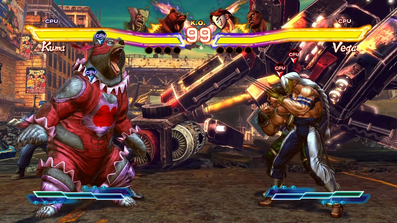 Хейхачи и Кума против Балрога и Веги в Street Fighter X Tekken!