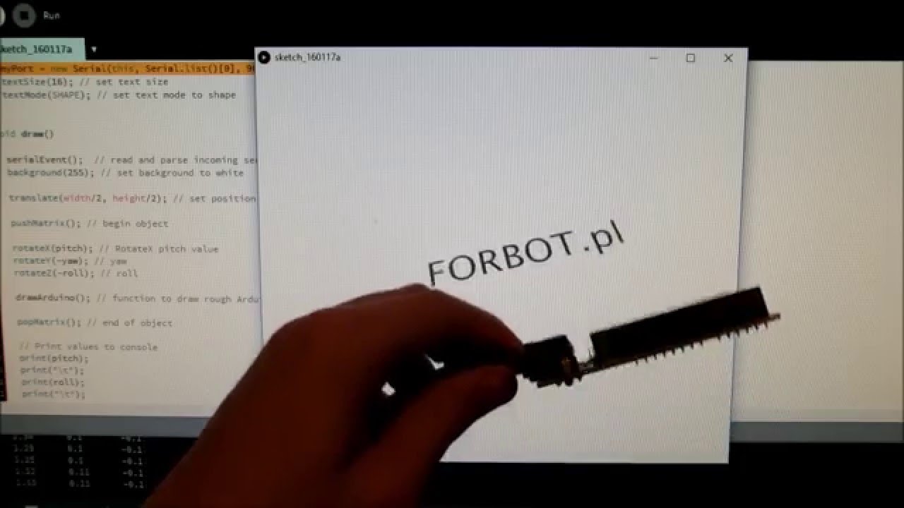 Genuino 101 - żyroskop w praktyce 2, FORBOT.pl